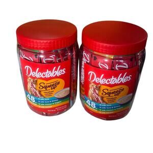 Cat Lovers Delectables Squeeze Up Variety Pack 96 Total